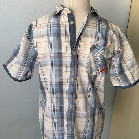 Plaid Short Sleeve Button Up Shirt - Picture 2 of 10